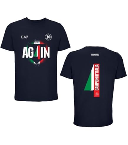 Maglietta Uomo/Bambino Victor Osimhen 9 Napoli - Cotone 100% Con Scudetto - Foto 8