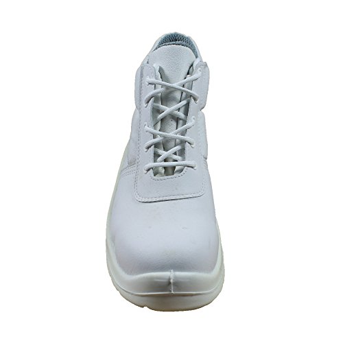 S2 SRC Sicherheitsschuhe Arbeitsschuhe Kochschuhe Laborschuhe hoch weiss B-Ware - 2