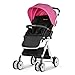 Produktbild Besrey Buggy Kinderwagen Pushchair stroller Sportwagen Babywagen für Kinder 6 Monate - 3 Jahren alt - mit Sonnenverdeck - 3 Färben - pink - NEU Version