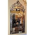 MAISSON Modern Venetian Mirror Wall Mirror Home Living Room Mirror Bedroom Mirror villa's Mirror Home Mirror Hotel Mirror Showroom Mirror Size of Mirror 30" L x 54" H Inches MVM 45