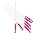 SONGQEE(TM) 50PCS Disposable Eyelash Mini Brush Mascara Wands Applicator Spoolers Makeup (Rose)