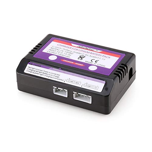 Preisvergleich Produktbild Comomingo LK-1008D 2-3S 1200mA Intelligentes digitales Lipo-Batterieladegerät (Schwarz)