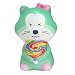 Produktbild HSKbcim HSKB Stressabbau-Spielzeug, Kawaii Entzückende Katzenspielzeug Langsam Steigende Squeeze Toys Duft Stressabbau Spielzeug (Gelb)