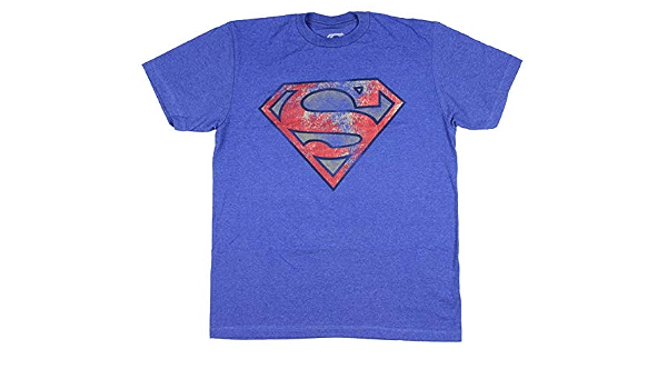 Superman DC Vintage Logo Faded Men's 