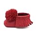 Produktbild Vovotrade Ball Top Baby Kleinkinder Fransen Soft Schuhe (Size:9-12 Monate, Rot)