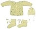Kuchipoo Baby Sweater Clothing Set (Yellow, 0-9 Months) RS.399.00