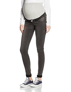MAMALICIOUS Damen Umstandsjeans Mlella Skinny Grey Jeans-Noos