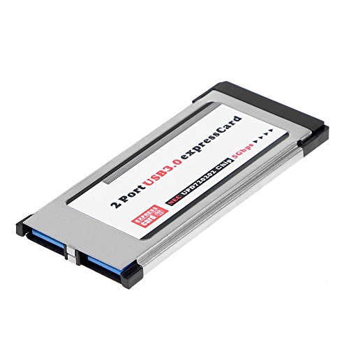 Preisvergleich Produktbild vanpower 2 Port USB 3.0 Express Card Express Card 34 mm NEC UPD720202 verstecktem Adapter