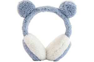 YJZQ Paraorecchie per bambini modello di calcio scaldamani invernali caldo design paraorecchie peluche cartone animato paraorecchie per bambini soffici pelliccia sintetica protezione