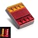 Produktbild Shsyue® 1 Paar 8 LED 12V Rückleuchten Heckleuchte Licht Rücklicht für Anhänger Auto LKW Wasserdichte