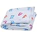Skyrocket Baby Neckerchiefs Alphabet Pattern Warmer Cotton Scarf, White