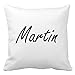 Produktbild HLKPE Martin Artistic Name Design Throw Pillow Case Cushion Cover,Decorative Square Accent Pillow Case,Size:20x20inch/50x50cm
