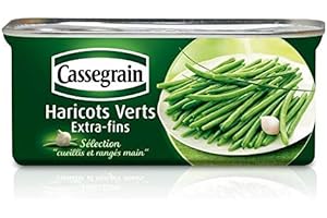 CASSEGRAIN - Haricots Verts Extra Fins 110G - Lot De 4