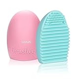 G2PLUS Silicone Brush Cleaner 2 PCS Make Up Brushes Egg Little Scrubber 75mm * 45mm * 25mm
