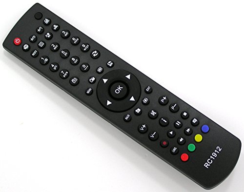 Mando a distancia de repuesto para Vestel Telefunken RC1912/Toshiba/HITACHI/TELETECH/Celcus/Finlux/OK/Isis/Acer/Polaroid/Bush/JVC/TV Televisor Remote Control/Nuevo