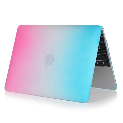 i-Buy 3in1 Kit Matte Hard Shell Case   Keyboard Cover   Screen Protector for Apple Macbook 12 inch with Retina Display  Model A1534  - Rainbow