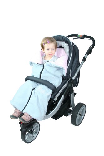 ByBoom® – Sommer-Kinderwagen Fußsack 2in1; Universal Fußsack und Decke für Babyschale, Autokindersitz, z.B. für Maxi-Cosi, Römer, Buggy, Babybett - 6