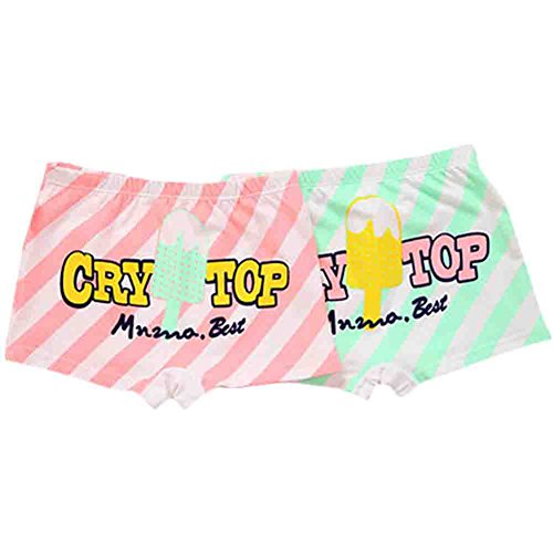 Set of 2 Cute Girls Underwears Children Cotton Underwears(Guardian Angel Love)