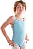 Bonito maillot para ballet con tirantes dobles y escote medio en la espalda