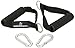 Produktbild Rubberbanditz Black Soft Hand Grips and Carabiners For Resistance Band Training - Set Includes (2) Rotating Black Hand Grips and (2) Wire Gate Stainless Steel Carabiner Clips