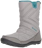 Material exterior: Sintético Columbia Youth Minx Slip III, Botas de Senderismo para Niñas, Blanco (Steam, Pacific Rim 088), 32 EU