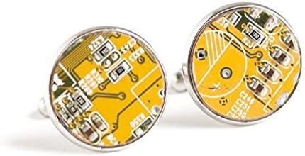 Circuit board Cuff links - Geek cufflinks, men's cufflinks, geeky wedding, computer nerd gift, father's day gift, gift for him