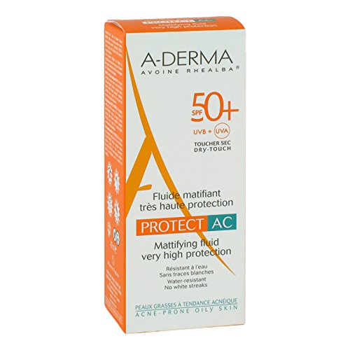 A del Derma Protect AC mattierendes Fluid SPF 50 +, 40 ML