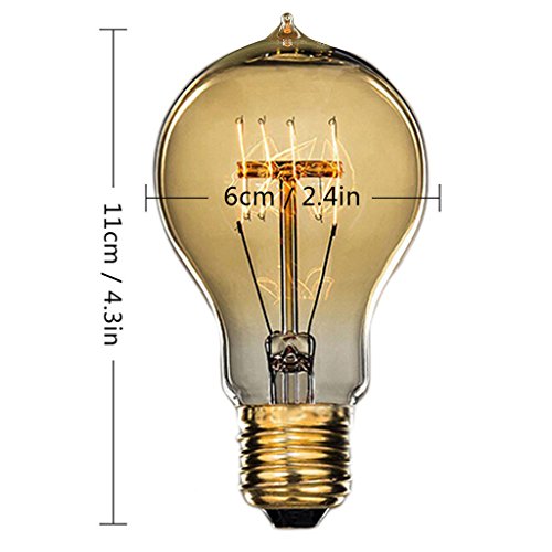 LED Edison Vintage Lamp 40W E27 2200V Warmweiß, Ideal for design and Retro lights - 3