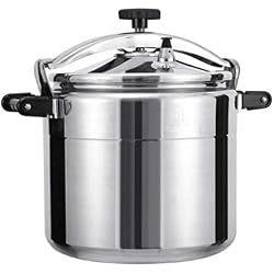 GHKWXUE Autocuiseur en Acier Inoxydable Rice Cooker, Grande capacité Disponible Multi-Cuire Vapeur mijoteuse et Wok marmite à Soupe, Base Induction for Home Hôtel Restaurant 15L-40L