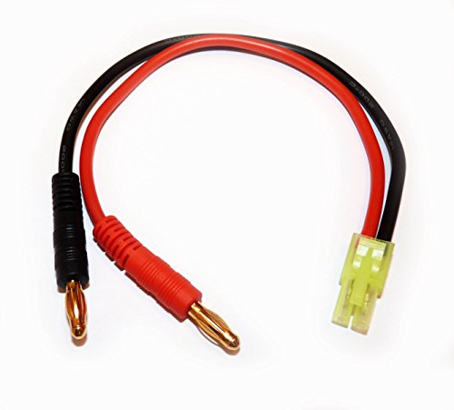 Preisvergleich Produktbild Ladekabel MINI Tamiya Stecker auf 4mm Bananenstecker