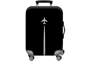 T Tersely Travel Luggage Cover Spandex Suitcase Protector Washable Baggage Covers (for 48cm/18"-80cm/30" luggage) Premium Elasticated Luggage Protector -Go Travel (H748, XL（74cm/29"-80cm/30"）)