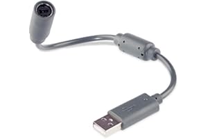 BAOLONGKING Kabel kablowy USB do Microsoft Xbox 360, adapter kontrolera do gamepada (szary)