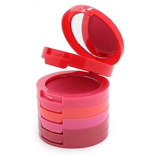 TANALI 5 Colors Blusher Palette Makeup Baked Mineral Cosmetic