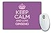 Produktbild Violett Keep Calm und Love Ginseng Mauspad Farbe 2515