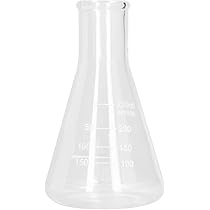 Beuta Erlenmeyer 100ml In Borosilicato - Con Tappo E Graduazioni, Per Laboratorio - Foto 11