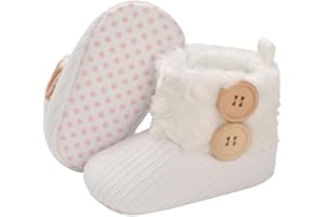 AISPRTS Unisex Baby Winterschuhe,Neugeborenen Baumwoll Baby Mädchen Jungen boots Stiefel Sock mit Fleece Futter Rutschfest Wärme Babyschuhe