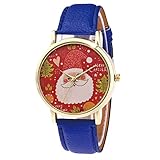 Junjie Dame Armbanduhr Männer Herren Fitness Frauen Vogue Tischuhr Smartwatch Älteres Spiegel Uhr Schnee Haus Lederband Uhren Edelstahl Armband Sport Holz Uhr minimalistischen Uhr Hakenschnalle