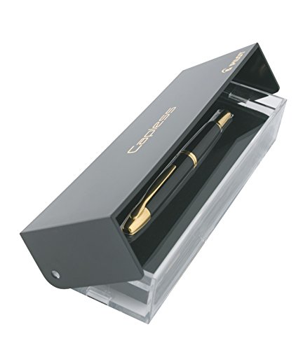 Pilot Capless Medium Retractable Fountain Pen with Gold Trim