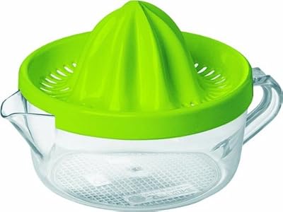 Emsa 507357 SUPERLINE Presse-agrumes, 0,4 L, transparent /vert