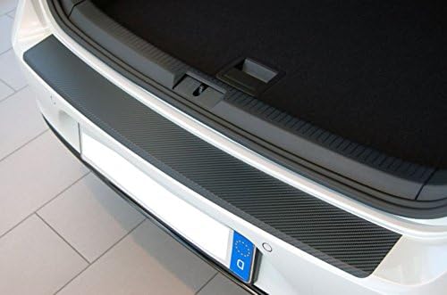 snudertech Rear Bumper Protector - Carbon-Style-Foil - BLACK