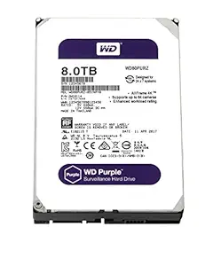 Western Digital WD 8TB Surveillance Hard Drive (WD80PURZ, Purple)