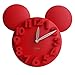 Produktbild FGDJTYYJ Digit 3D Wanduhr Dekor mit großen runden modernen Maus Design, rot groß