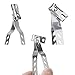Footful Stainless Steel Thick Nail Clippers with Rotating Swivel Head Large