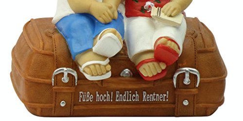 Spardose zum Renteneintritt als Abschiedsgeschenk für Kollegen und Freunde zum Eintritt in den Ruhestand – Süßes Geschenk für Rentner zur Verabschiedung in die Rente – auch als lustiges Geldgeschenk zum Verschenken von Geld und Gutscheinen gut geeignet - 7