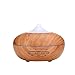 Produktbild 300 ml Holzmaserung Ultraschall-Luftbefeuchter, Aromatherapie ätherisches Öl Diffusor, Cool und leise Luftbefeuchter mit Farbe LED Lampen und 4 Timer Einstellungen, wasserfreie Automatische Abschaltung, intelligente Induktion