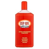 4 x Mentholatum Deep Heat Gently Fragranced Foam Bath 350ml