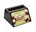 Price comparison product image Caroline's Treasures "I Cook with Wine" Decorative Desktop Wooden Business Card Holder, Large, Multicolor