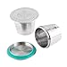 Produktbild 1 Pcs Silber Nachfüllbar Wiederverwendbare Edelstahl Kaffee Kapselfilter für Nespresso U Kaffeemaschine