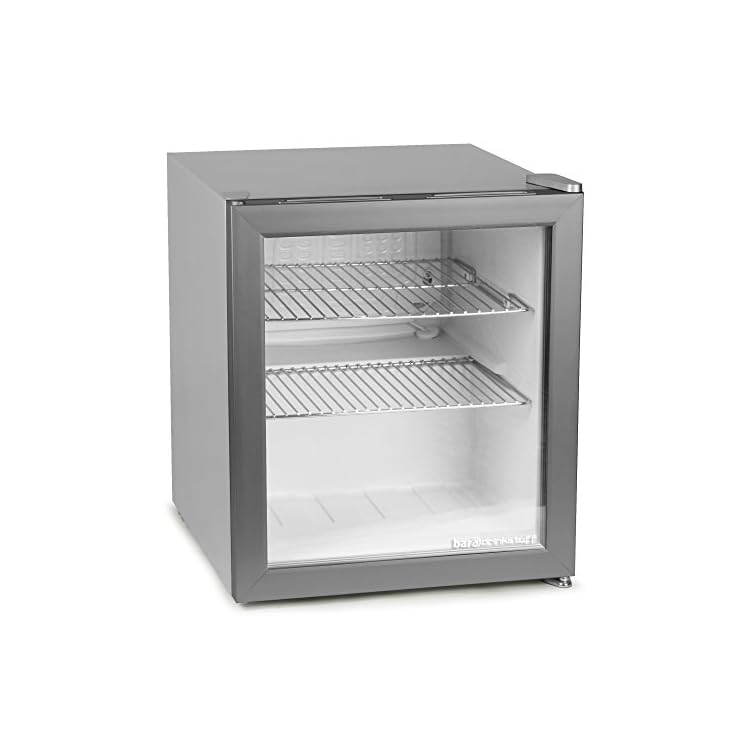 bardrinkstuff Frostbite Mini Fridge Silver 49ltr Compact