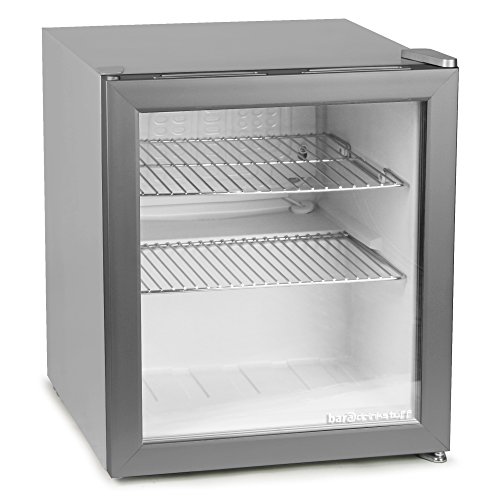 bardrinkstuff Frostbite Mini Fridge Silver 49ltr Compact Refrigerator Holds 45 x 330ml Cans